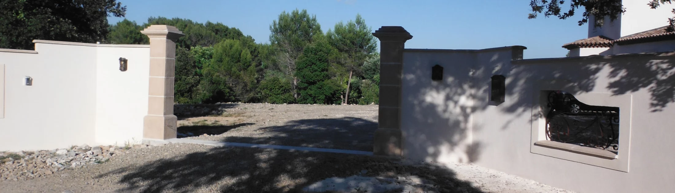 Création de piliers gordes pour une maison à Draguignan (83)